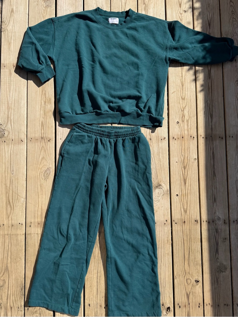 Women’s Old Navy Teal Sweat Set